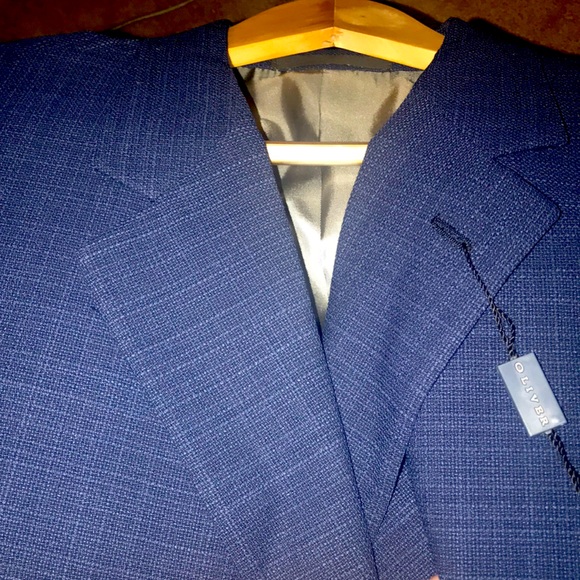 Men’s navy 3 button blazer